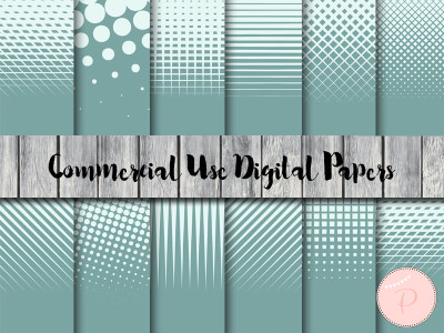 Halftone Digital Paper, Digital Papers, Papers, Digital Background, dp45