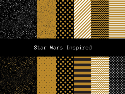 Star Wars Inspired Digital Papers