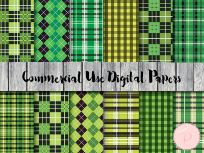 dp52 Bayadere Stripes Digital Paper, Green digital paper, St patrick Paper
