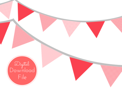 pennant-Red-Gingham-Banner-Bunting-Pennant-Garland-Decorations-for-Baby-Shower-Birthday-Party-Bridal-Shower-Wedding-Decoration-banner