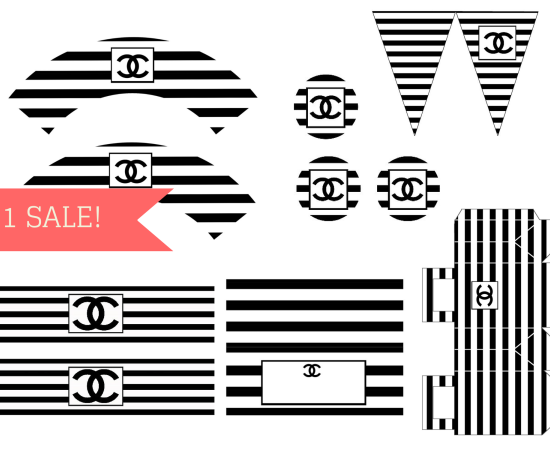 COCO Chanel Party Printable - Magical Printable