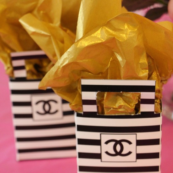 treat boxes, COCO Chanel Party Printable, coco chanel inspired bridal shower, baby shower, sweet 16 birthday, glitz and glam, birthday, black, white and gold