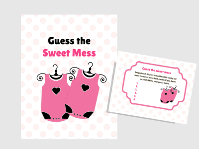 Twins Girls Guess The Sweet Mess Game