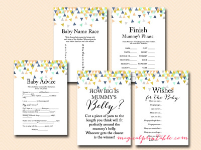 geometric baby shower game package in australia english, mummy to be baby shower games tlc51