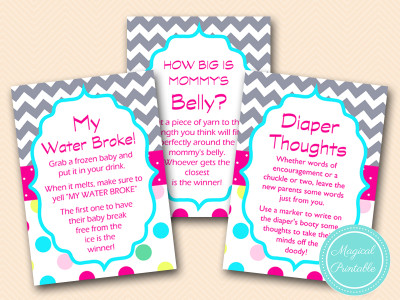 sugar and spice that's what girls are made of baby shower game pack, tlc129