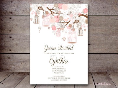 BS295-pink-floral-invitations-romantic-birdcage