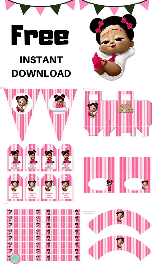 FREE-Pink-boss-baby-girl-party-printable-instant-download