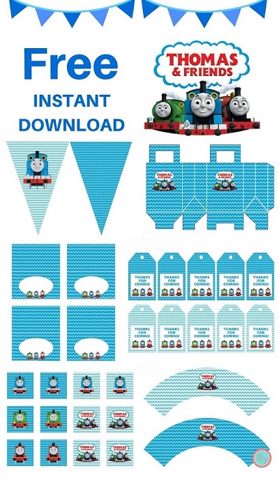 FREE Thomas and Friends Party Pack