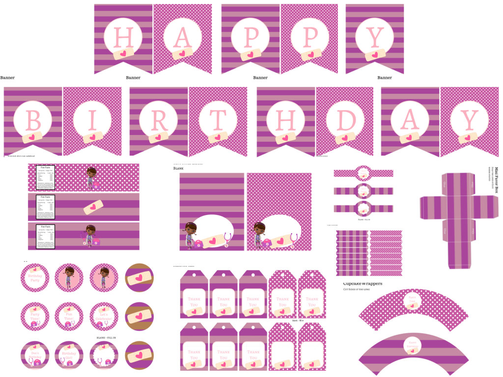 Doc Mcstuffins Birthday Pack Magical Printable