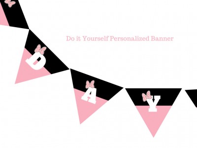 MINNIE MOUSE BANNER