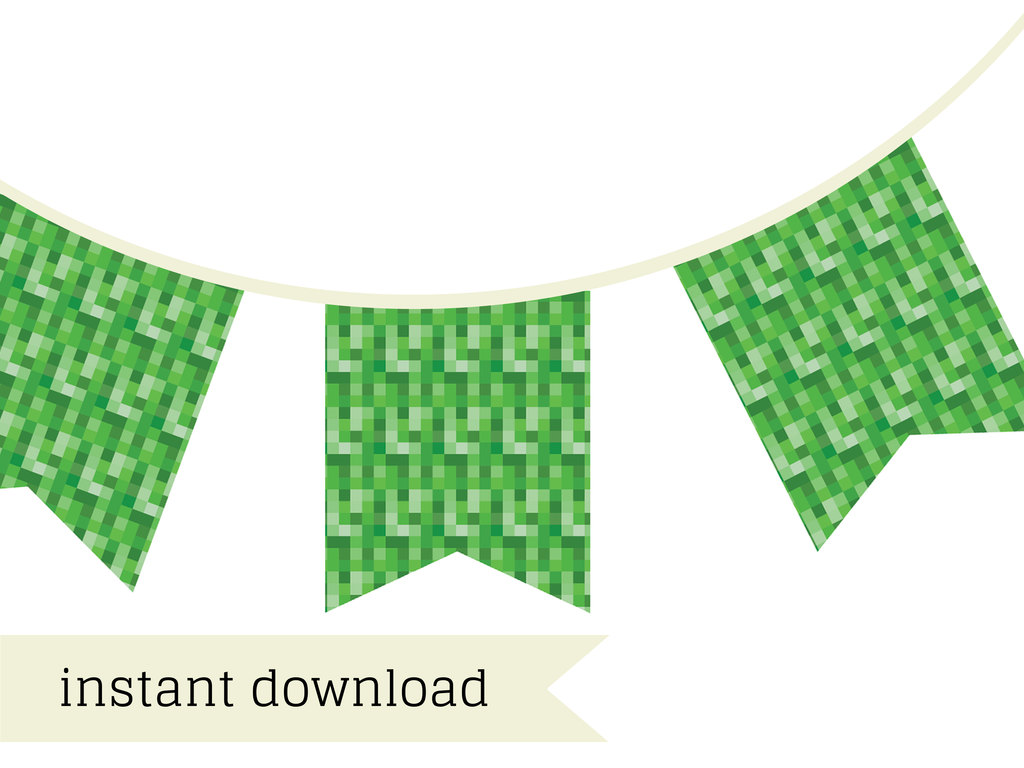 Minecraft Banner Magical Printable
