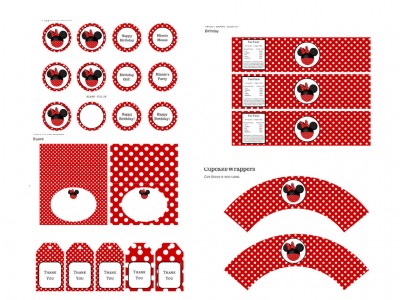 Minnie Mouse Birthday Pack - Magical Printable