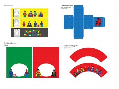 Superhero LEGO Birthday Pack