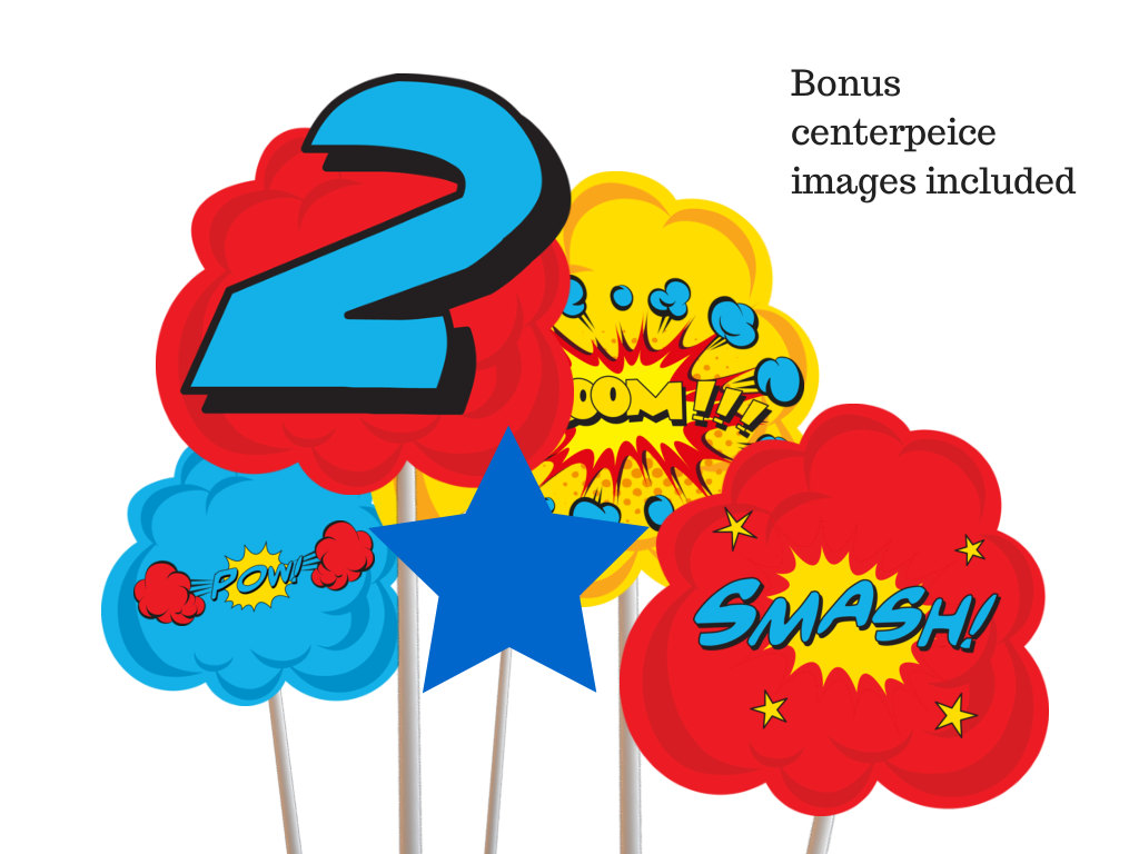Superhero Birthday Pack - Magical Printable