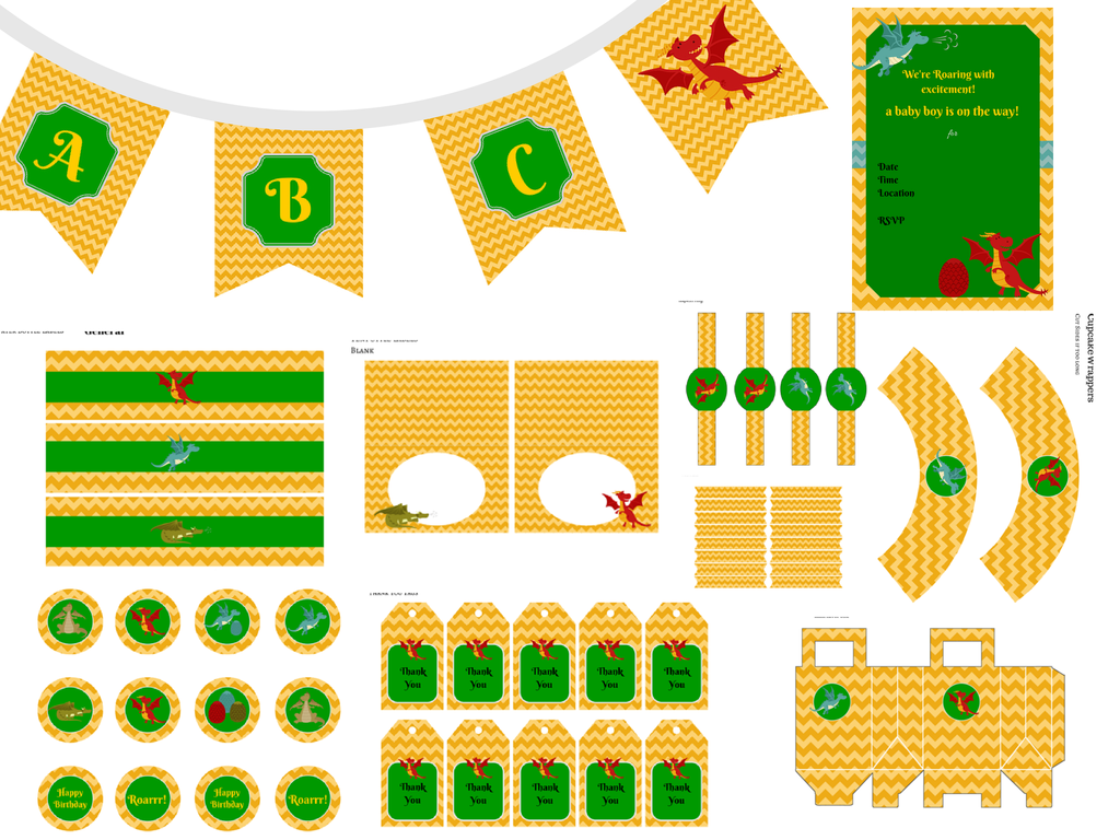 Dragon Printable - Magical Printable