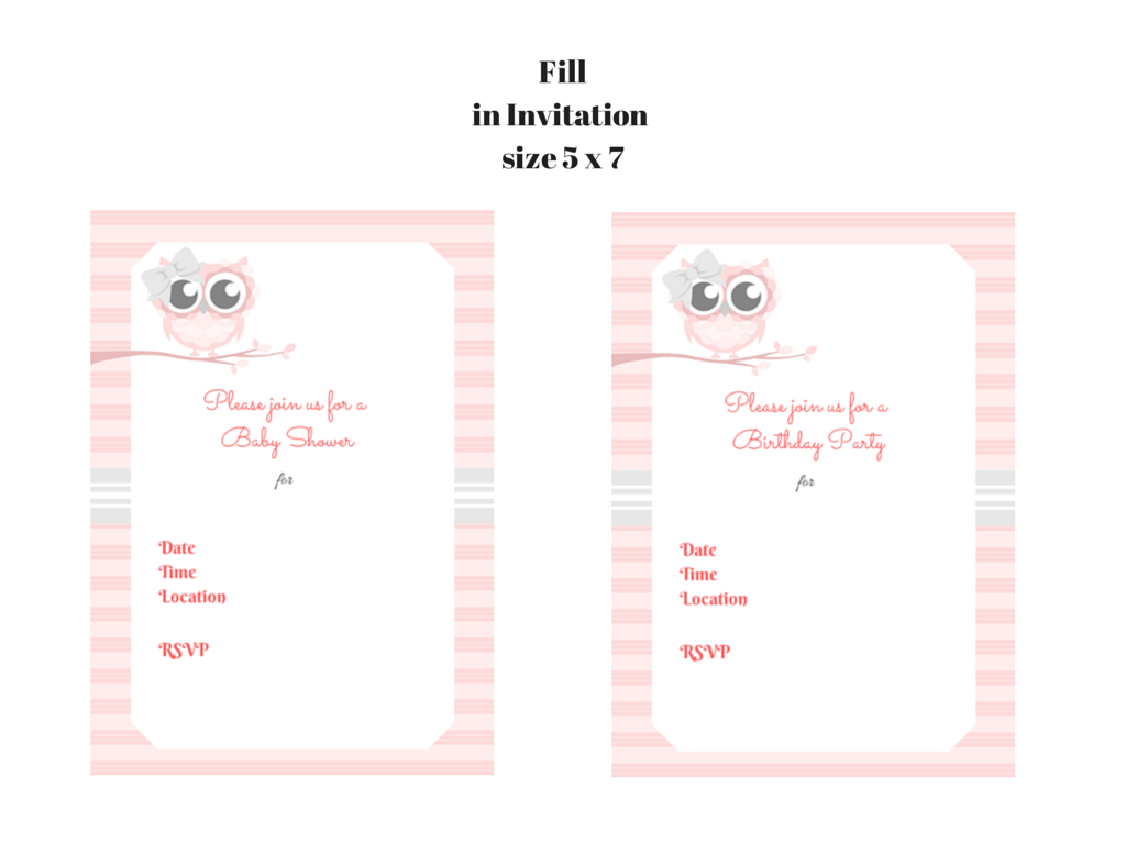 Pink Owl Printable - Magical Printable