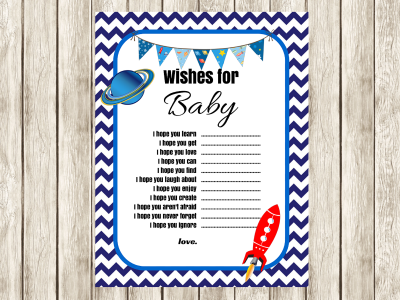 Space Wishes for Baby