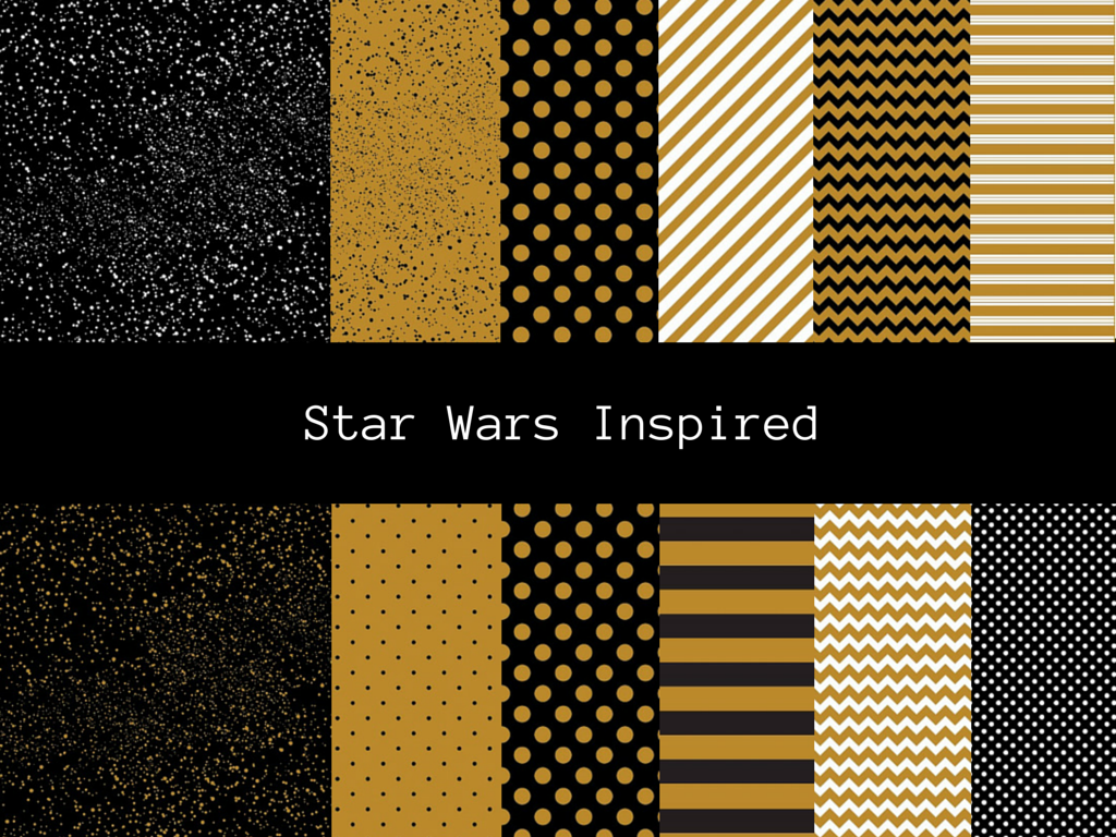 Starwars Digital Paper - Magical Printable