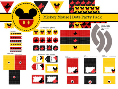 FREE Mickey Mouse Party Printables
