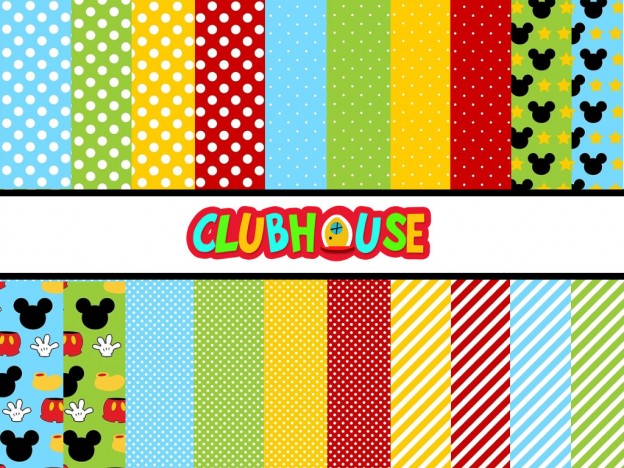 clubhouse Digital Paper - Magical Printable