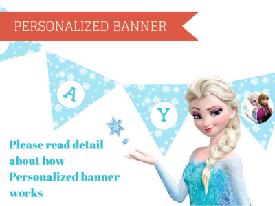 Frozen Elsa Banner, Elsa Banner