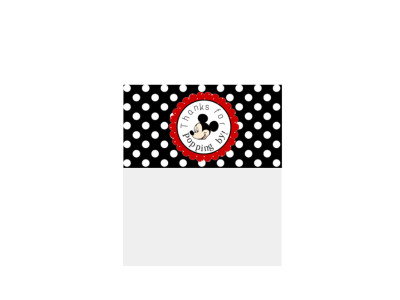 Mickey Mouse Treat Bag Topper - Magical Printable