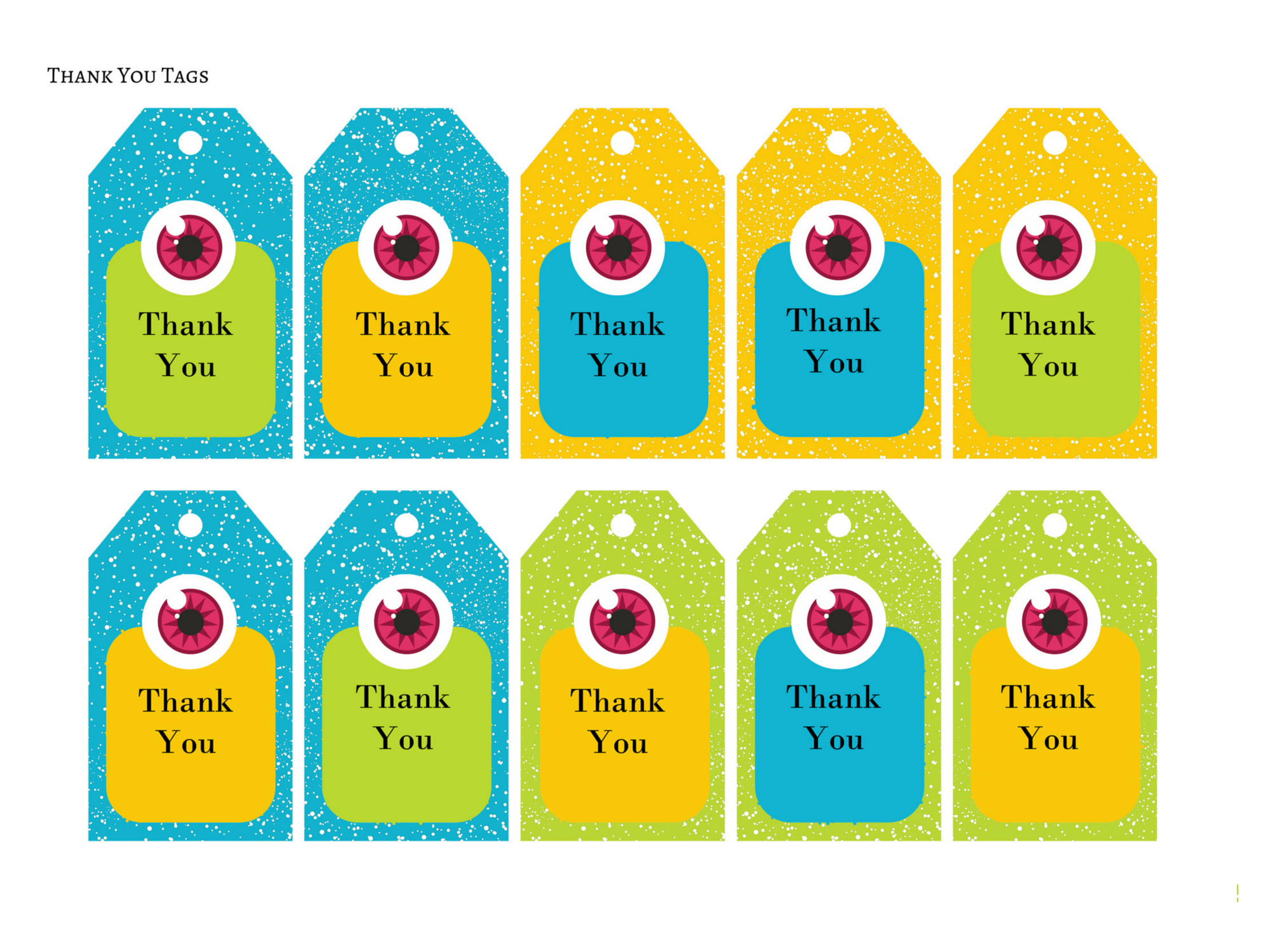 Little Monster Printable - Magical Printable