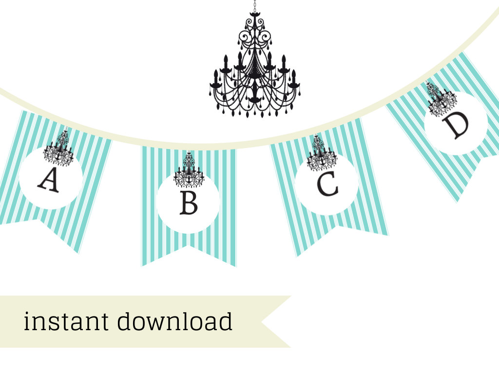 Breakfast at Tiffany's Banner - Magical Printable