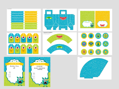 Little Monster Printable - Magical Printable