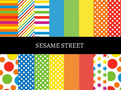 Sesame Street Digital Papers