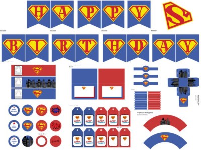 Superman-Birthday-Pack-printable