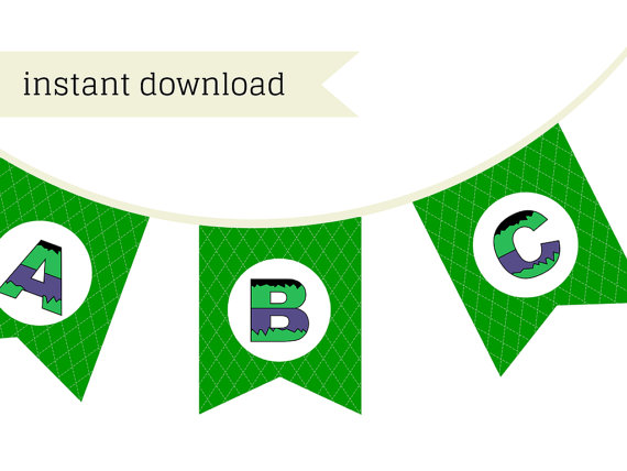 Incredible Hulk Banner - Magical Printable