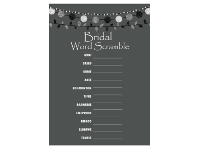 bridal word scramble, Printable Rustic Bridal Shower Game Package Set, Activities, Unique Bridal Shower Games, Bachelorette Games, Wedding Shower Games
