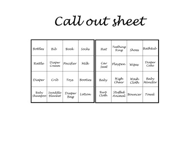 Ladybug Bingo Baby Shower Game - Magical Printable