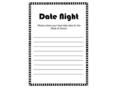 date night ideas, Modern Black and White Bridal Shower Game Package Set, Unique Bridal Games, Bachelorette Game, Wedding Shower Game