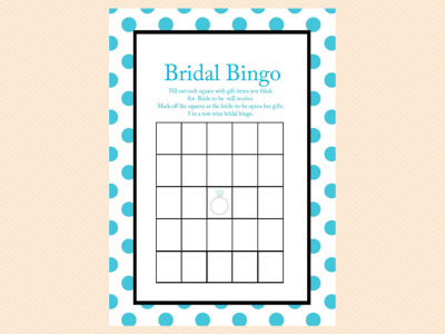 Turquoise Bridal Shower Games, Turquoise Themed Bridal Shower Games Activities, Instant Download, Printable Bridal Shower Games