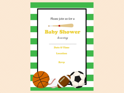 baby shower invitation, All Stars Baby Shower Game Printables, All Stars, baseball, Sports Baby Shower Games and Activities, Instant Download