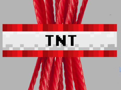 Minecraft TNT Wraps INSTANT DOWNLOAD Party Favor Wrappers