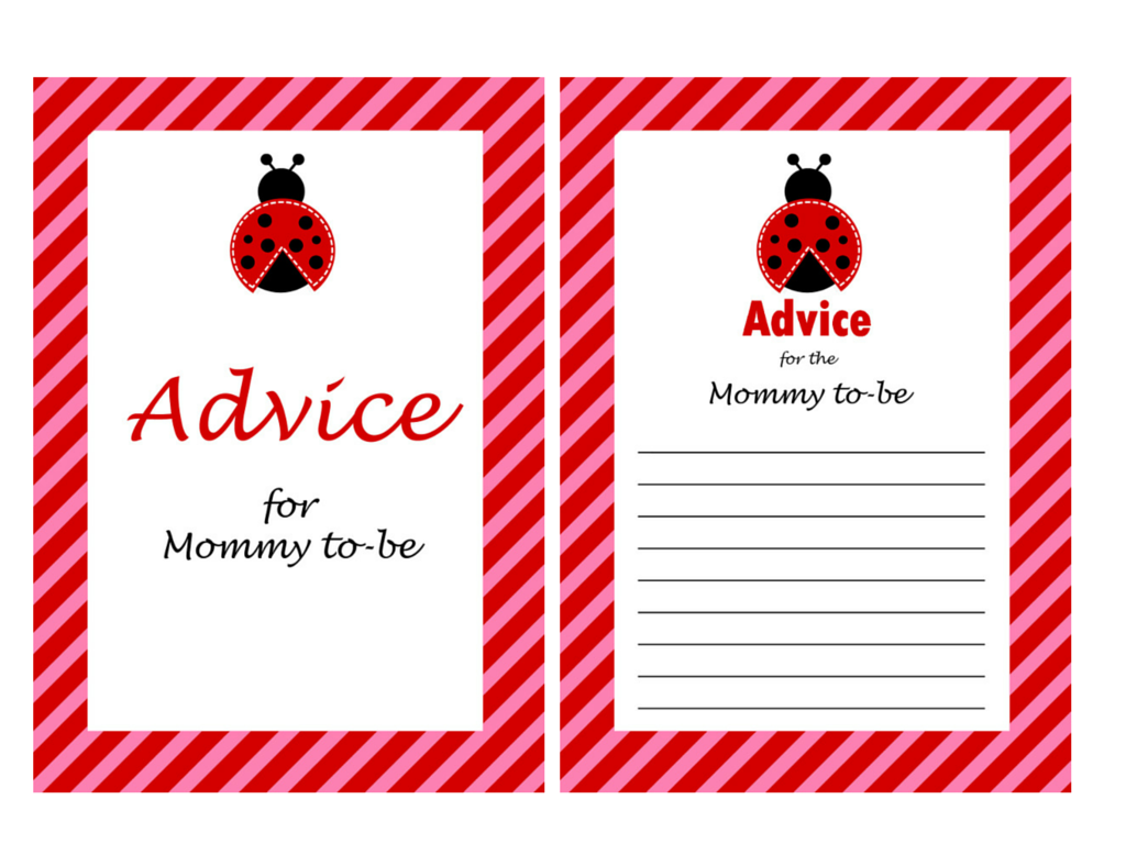 Ladybug Theme Baby Shower Games - Magical Printable
