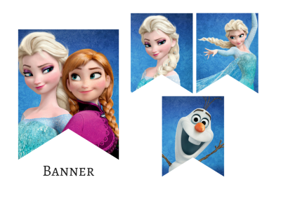 frozen_elsa_anna_olaf_bunting_printable_banner