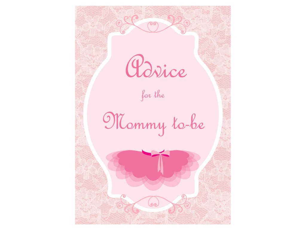 Tutu, Ballerina Baby Shower Game - Magical Printable