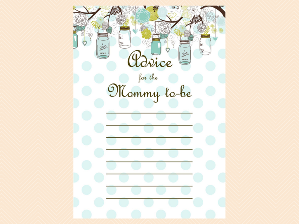 Mason Jars Baby Shower Game Package Magical Printable