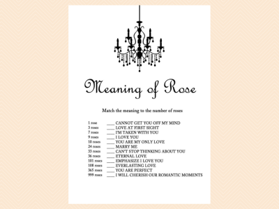 meaning of rose, how old were they, how many kisses, date night, bingo, apron game, advice cards, Bridal Shower Games Printable, Game Pack, Prize Games, Chandelier Bridal Shower Game Printables, Bachelorette, Wedding Shower Games