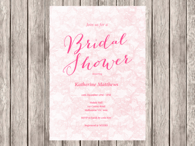 Editable Bridal Shower Invitations, Shabby Chic, Lace Bridal Shower Invitations, Rustic Chic Bridal Shower, BS51