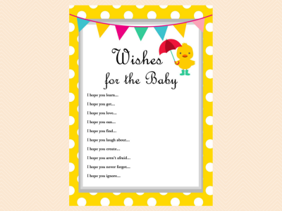 Duck Theme Baby Shower Game Pack, Neutral, duck theme, Whimsical Duck Baby Shower Games Printables, yellow polka dots TLC30