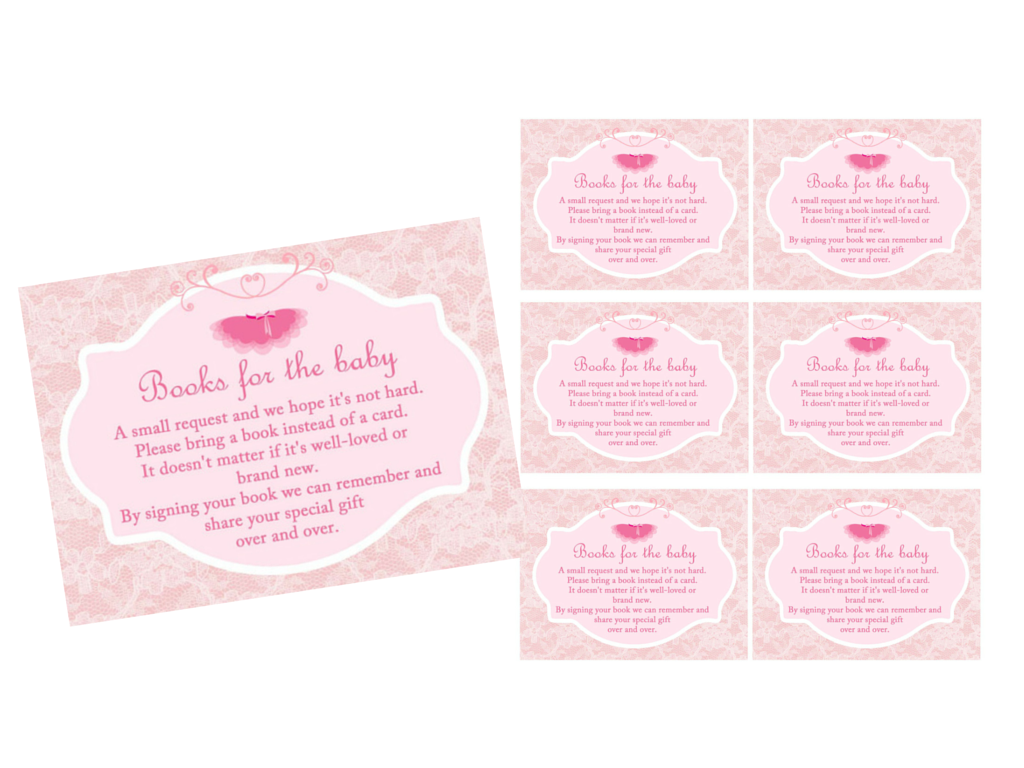 Tutu, Ballerina Baby Shower Game - Magical Printable