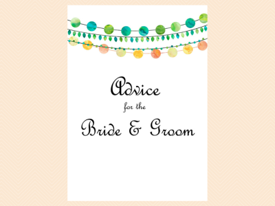 Emerald Bridal Shower Game Printables, Green, Yellow, Orange Colors, Wedding Strings, Bachelorette, Wedding Shower Games BS45