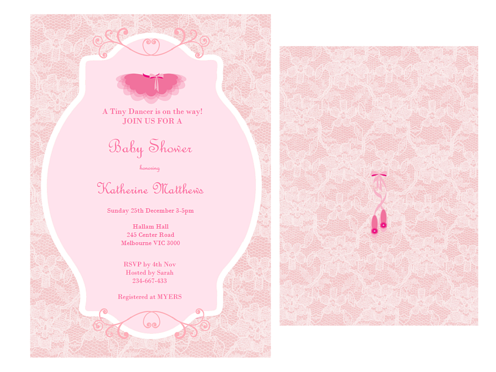 Tutu, Ballerina Baby Shower Game - Magical Printable