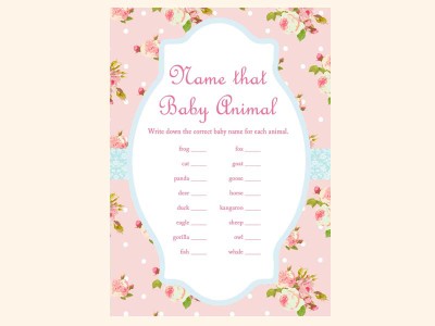 animal-baby-game-shabby-chic-floral-pink-baby-shower-games-pack-printable-instant-download-tlc43-vintage-rose-antique-rose