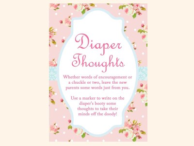diaper-thoughts-shabby-chic-floral-pink-baby-shower-games-pack-printable-instant-download-tlc43-vintage-rose-antique-rose